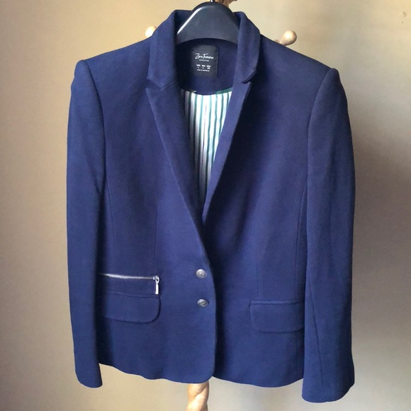 Zara Jackets & Blazers - Zara navy blazer Size L